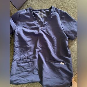 Fig scrubs Catarina top. Navy